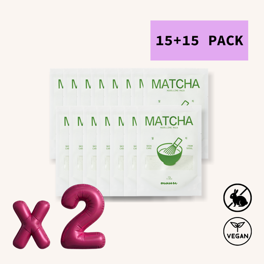 Matcha Mask Refill Bundle (15+15 Masks)