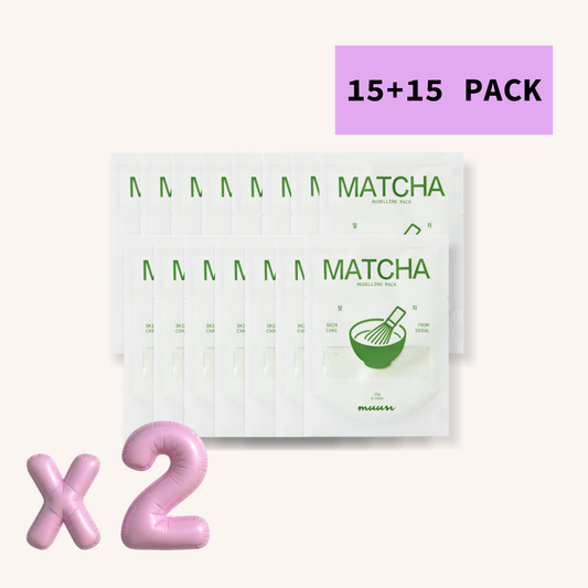 Matcha Mask Refill Bundle (15+15 Masks)